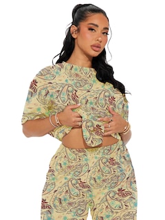 Foto 2 | Pijama Mujer Conjunto Elegante Camisa Pantalon Shendy Vendy Beige