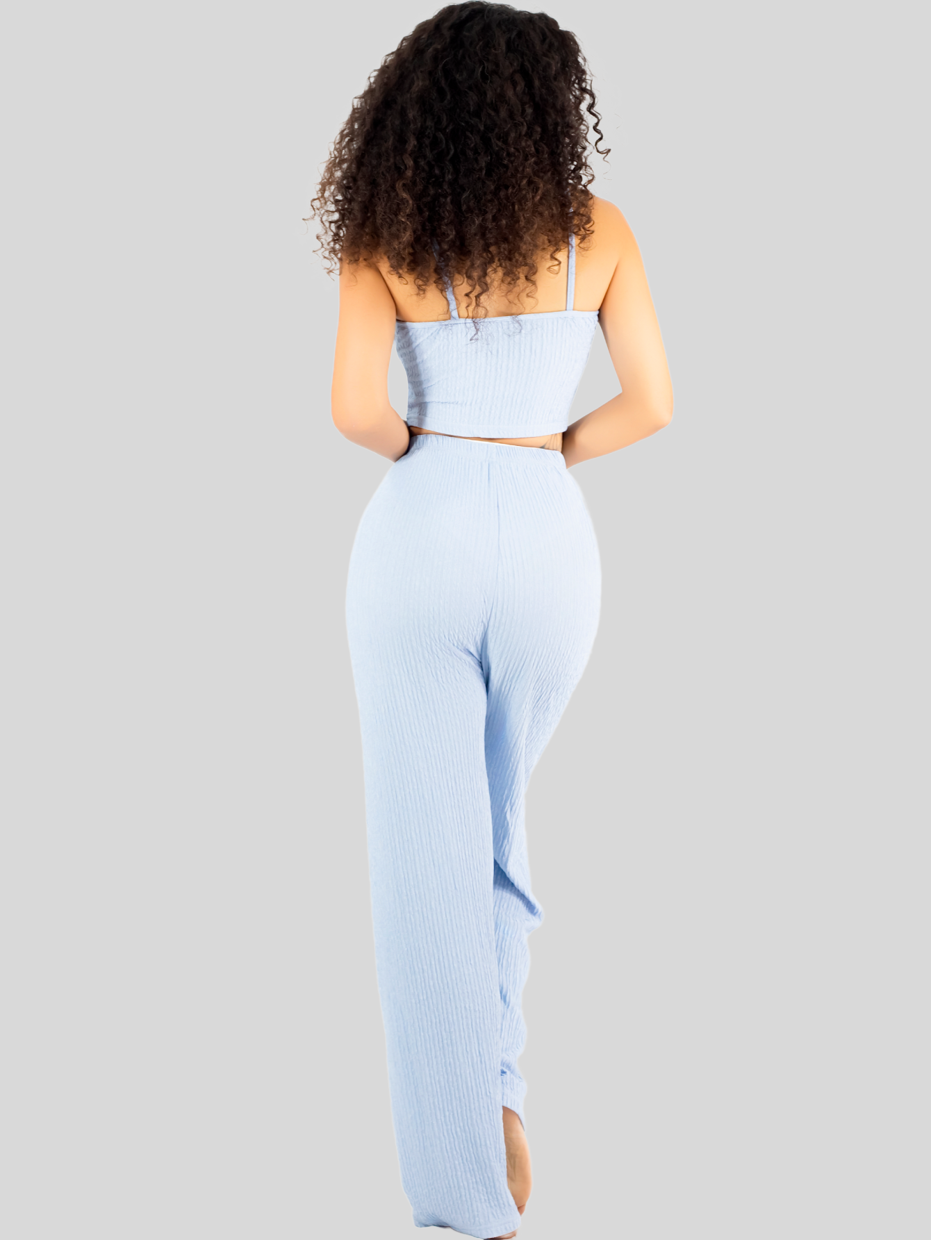 Foto 4 pulgar | Conjunto Pijama 3 Piezas Pantalón Top Camison Mujer