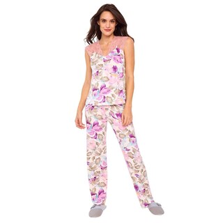 Foto 1 | Pijama Ilusión con Encaje y Pretina Elástica