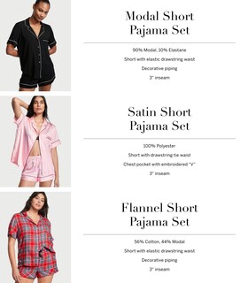 Foto 6 | Conjunto De Pijama Victoria's Secret Modal Para Mujer Negro Talla S - Venta Internacional.