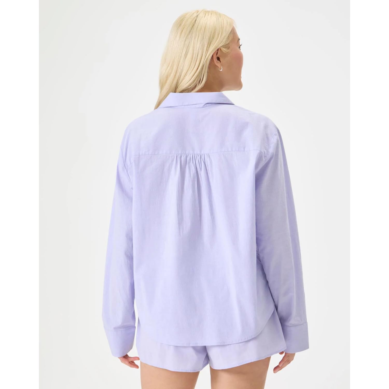 Foto 2 | Camisa De Dormir Florence By Mills De Manga Larga Lavender Xxs Para Mujer - Venta Internacional.