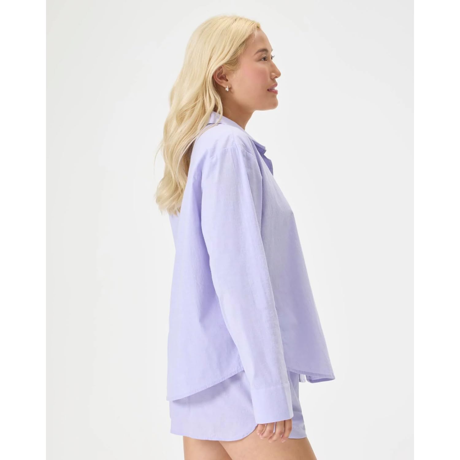 Foto 4 pulgar | Camisa De Dormir Florence By Mills De Manga Larga Lavender Xxs Para Mujer - Venta Internacional.
