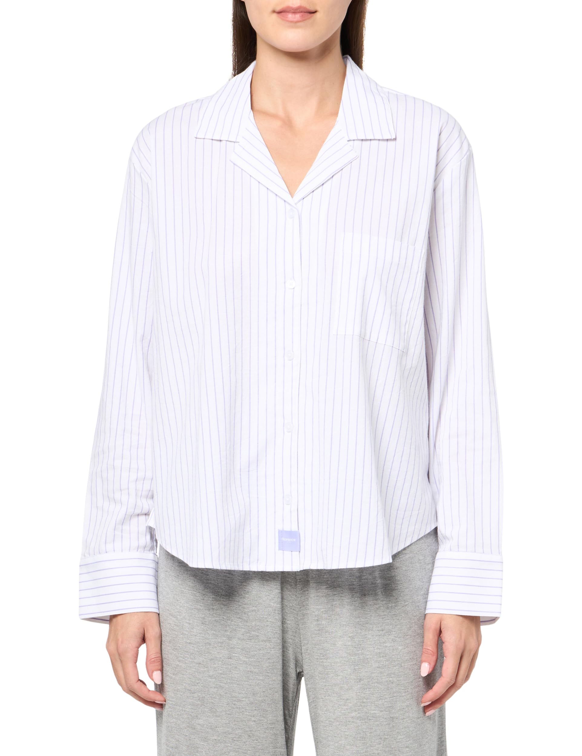 Camisa De Dormir Florence By Mills Para Mujer, Manga Larga, Color Blanco Xxs - Venta Internacional.
