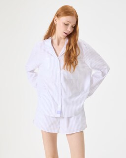 Foto 4 | Camisa De Dormir Florence By Mills Para Mujer, Manga Larga, Color Blanco Xxs - Venta Internacional.