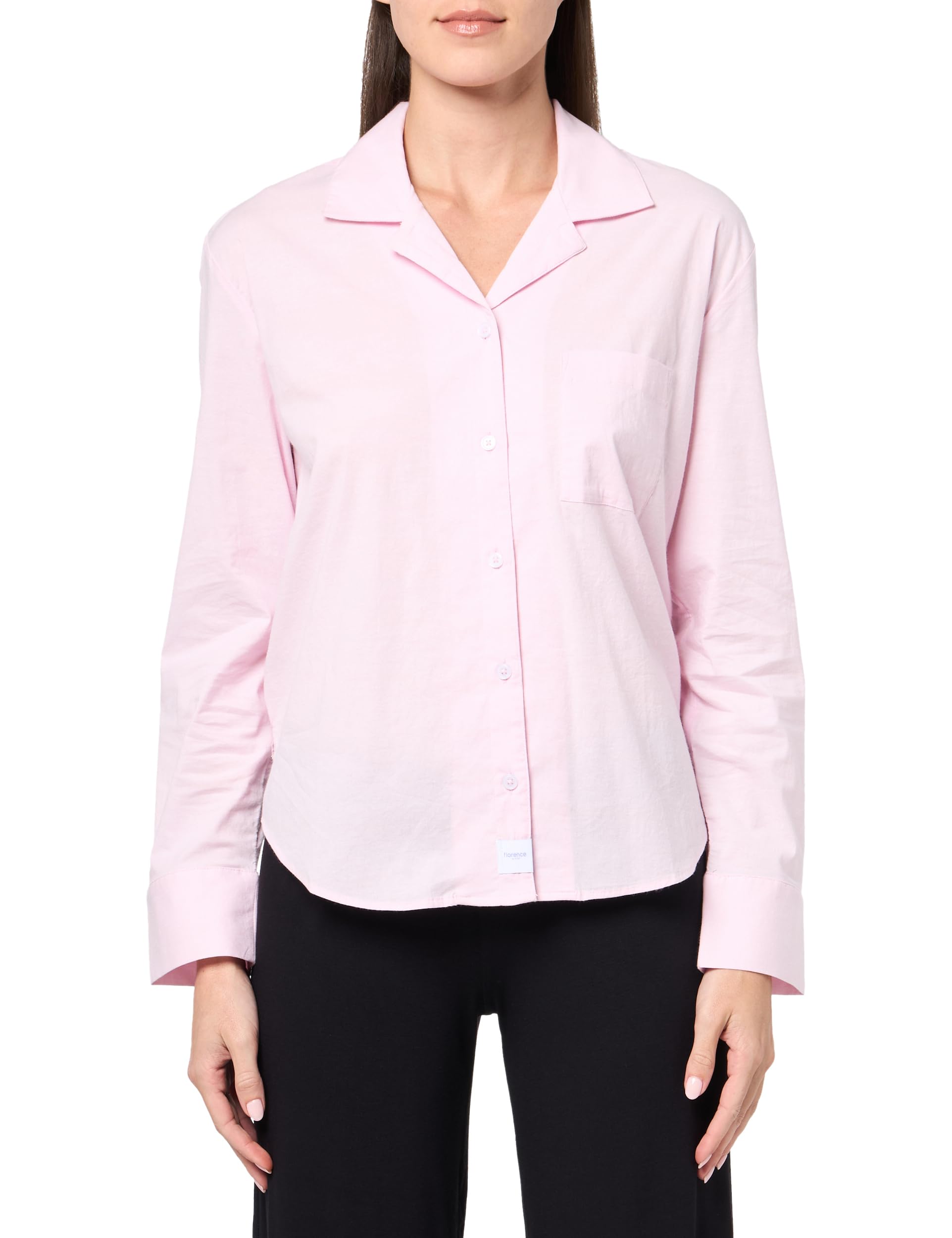 Foto 1 | Camisa De Dormir Florence By Mills De Manga Larga En Cambray Rosa - Venta Internacional.