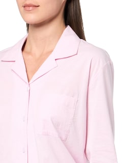 Foto 3 | Camisa De Dormir Florence By Mills De Manga Larga En Cambray Rosa - Venta Internacional.