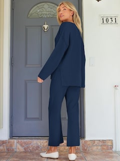 Foto 5 | Lounge Sets Lilusory De Dos Piezas Para Mujer, Moda De Otoño De 2024 - Venta Internacional.