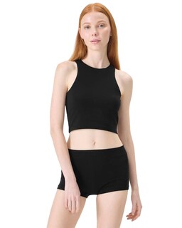 Foto 1 | Camiseta Sin Mangas Florence By Mills Con Cuello Alto Y Lados Brillantes Para Mujer - Venta Internacional.