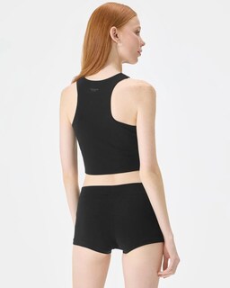Foto 2 | Camiseta Sin Mangas Florence By Mills Con Cuello Alto Y Lados Brillantes Para Mujer - Venta Internacional.