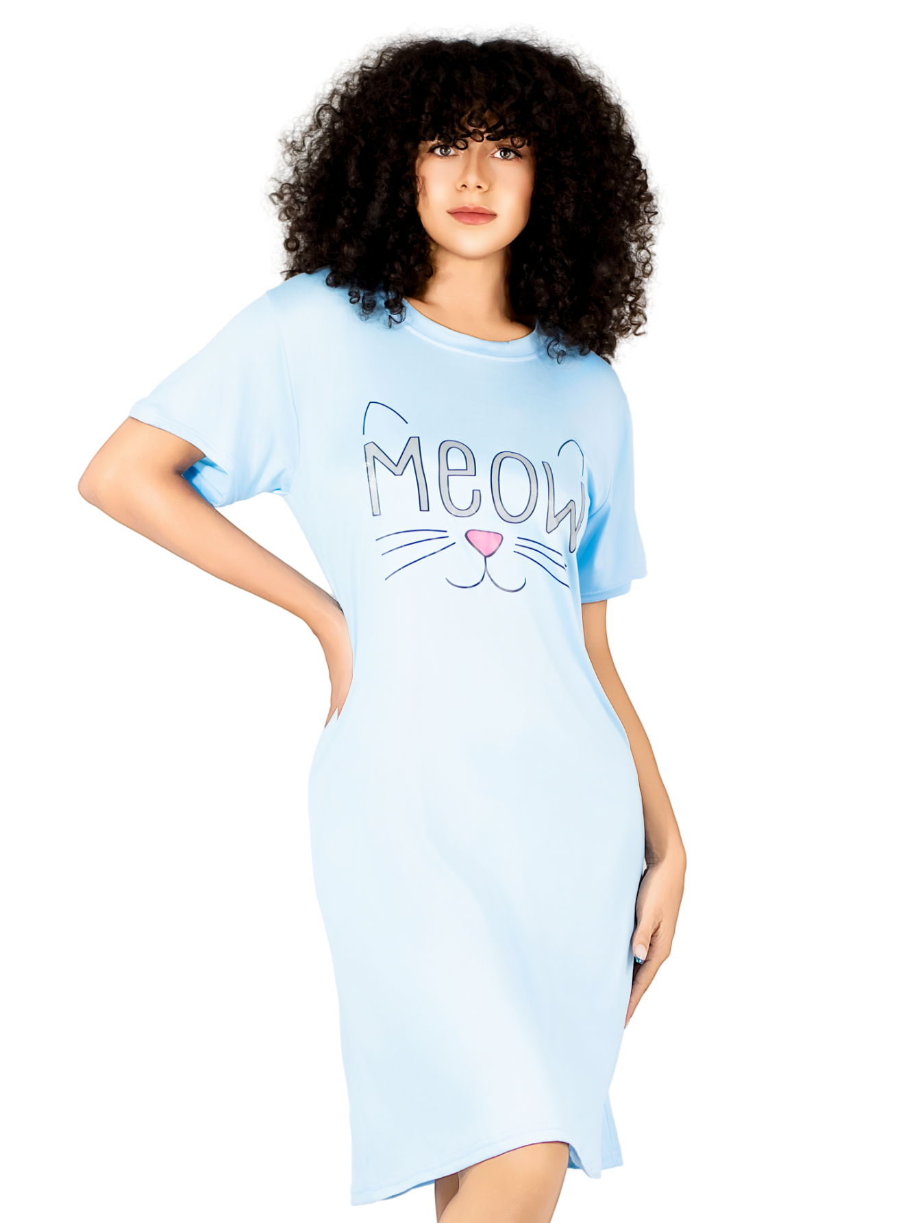 Foto 2 pulgar | Camison Para Dormir Mujer Pijama Aesthetic Batas Pij-08-2 D47 Dama Bluson