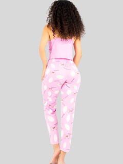 Foto 3 | Set De 2 Conjunto Pijama Mujer Blusa Y Pantalón Dama Pij-089-px2 Variedad De Diseños Piyama Pyjama