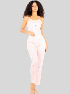 Foto 4 | Set De 2 Conjunto Pijama Mujer Blusa Y Pantalón Dama Pij-089-px2 Variedad De Diseños Piyama Pyjama