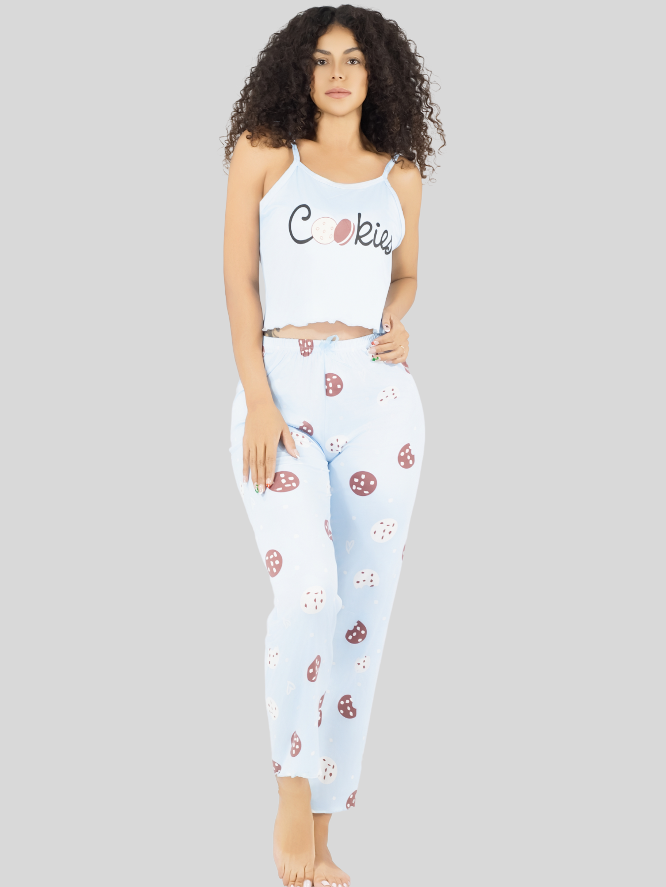 Foto 7 pulgar | Set De 2 Conjunto Pijama Mujer Blusa Y Pantalón Dama Pij-089-px2 Variedad De Diseños Piyama Pyjama