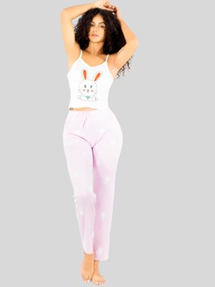 Foto 4 | Set De 2 Conjunto Pijama Mujer Blusa Y Pantalón Dama Pij-089-px2 Variedad De Diseños Piyama Pyjama