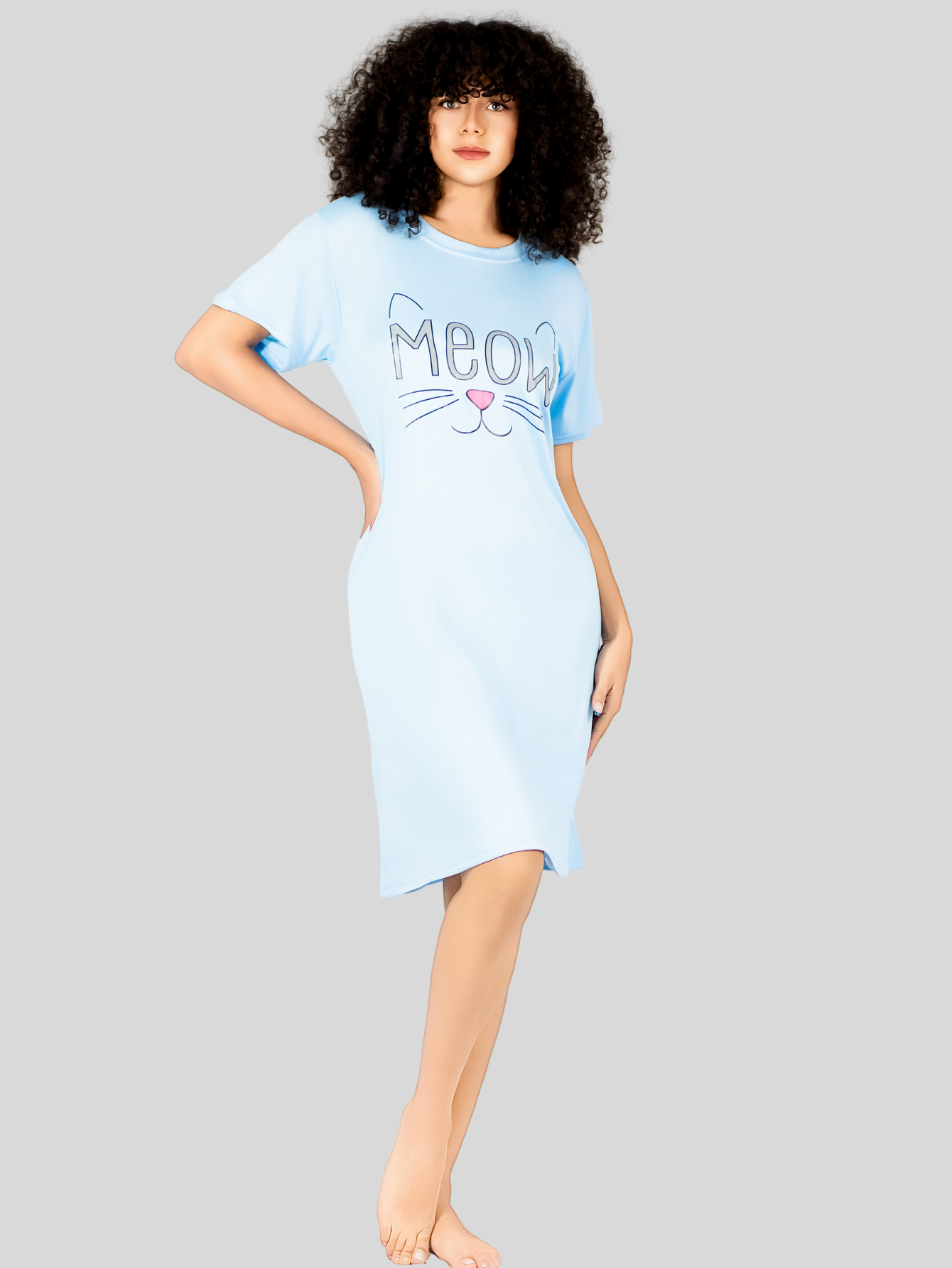 Foto 5 pulgar | Set De 2 Camisones Para Dormir Mujer Pijama Aesthetic Batas Pij-08-2 D47 Y D48 Dama Bluson