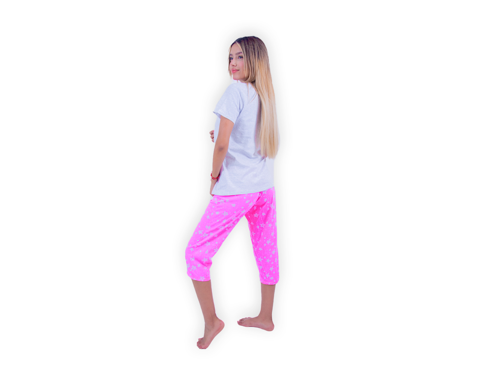 Foto 3 pulgar | Conjunto De Pijama Capri Para Mujer Marca Twins