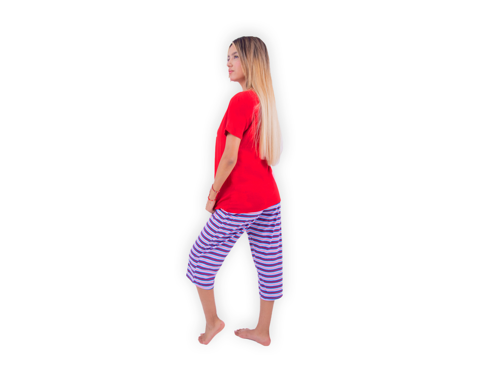 Foto 3 pulgar | Conjunto De Pijama Marca Twins Capri Para Mujer