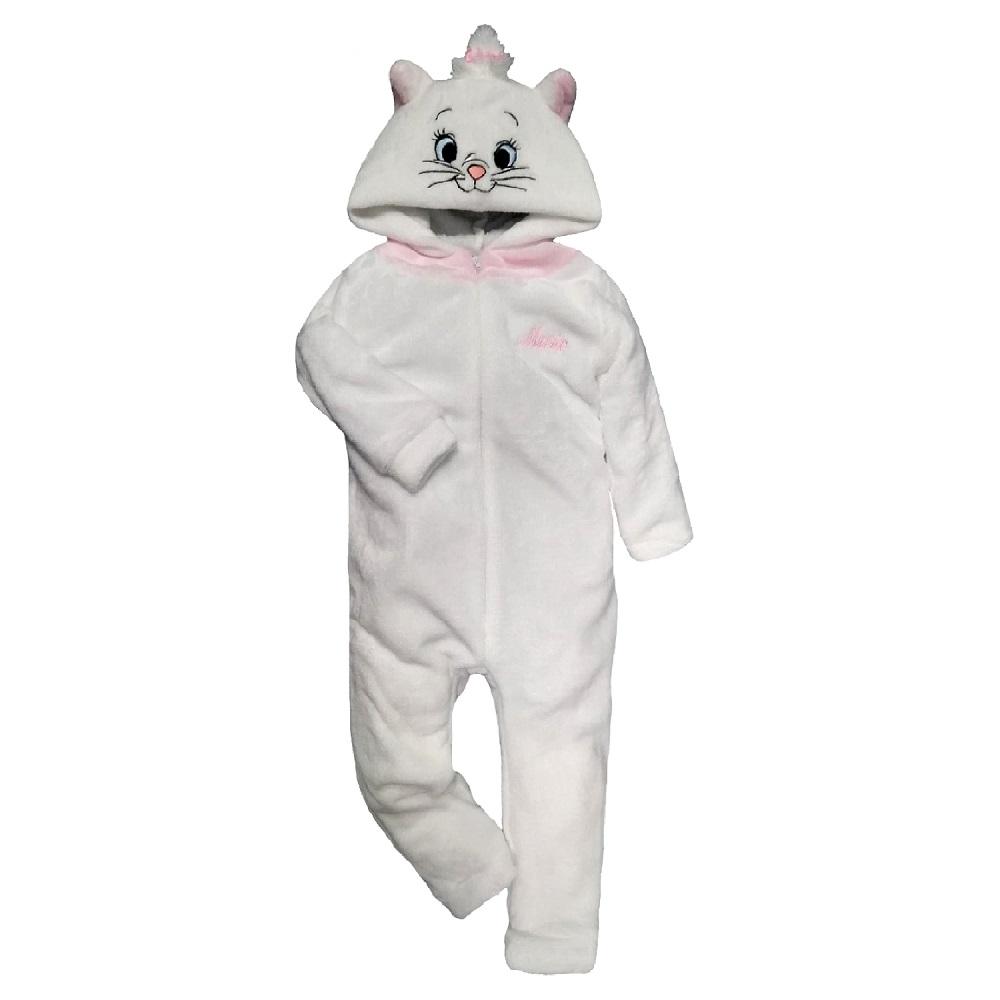 Mameluco Disney para Dama con Gorro Bordado Marie Blanco