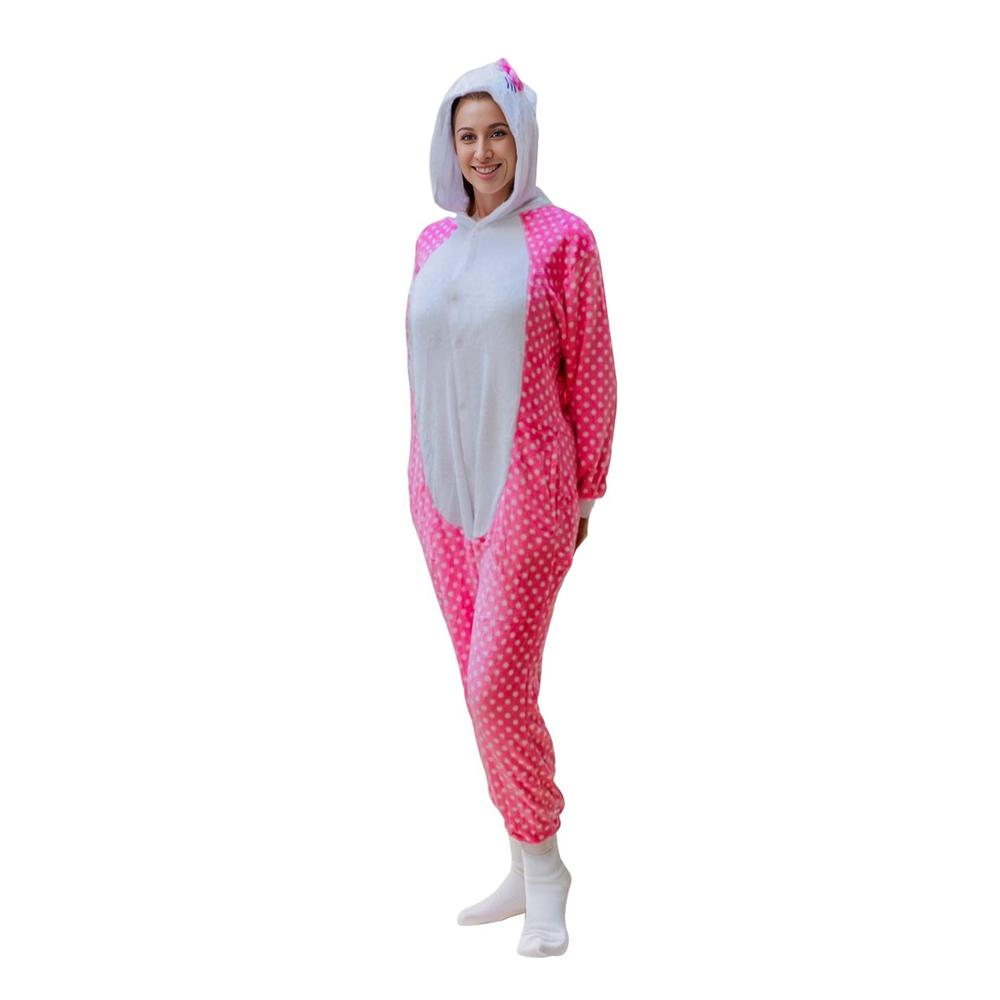 Foto 1 | Mameluco Pijama De Polar Bomy Hello Kitty Rosa