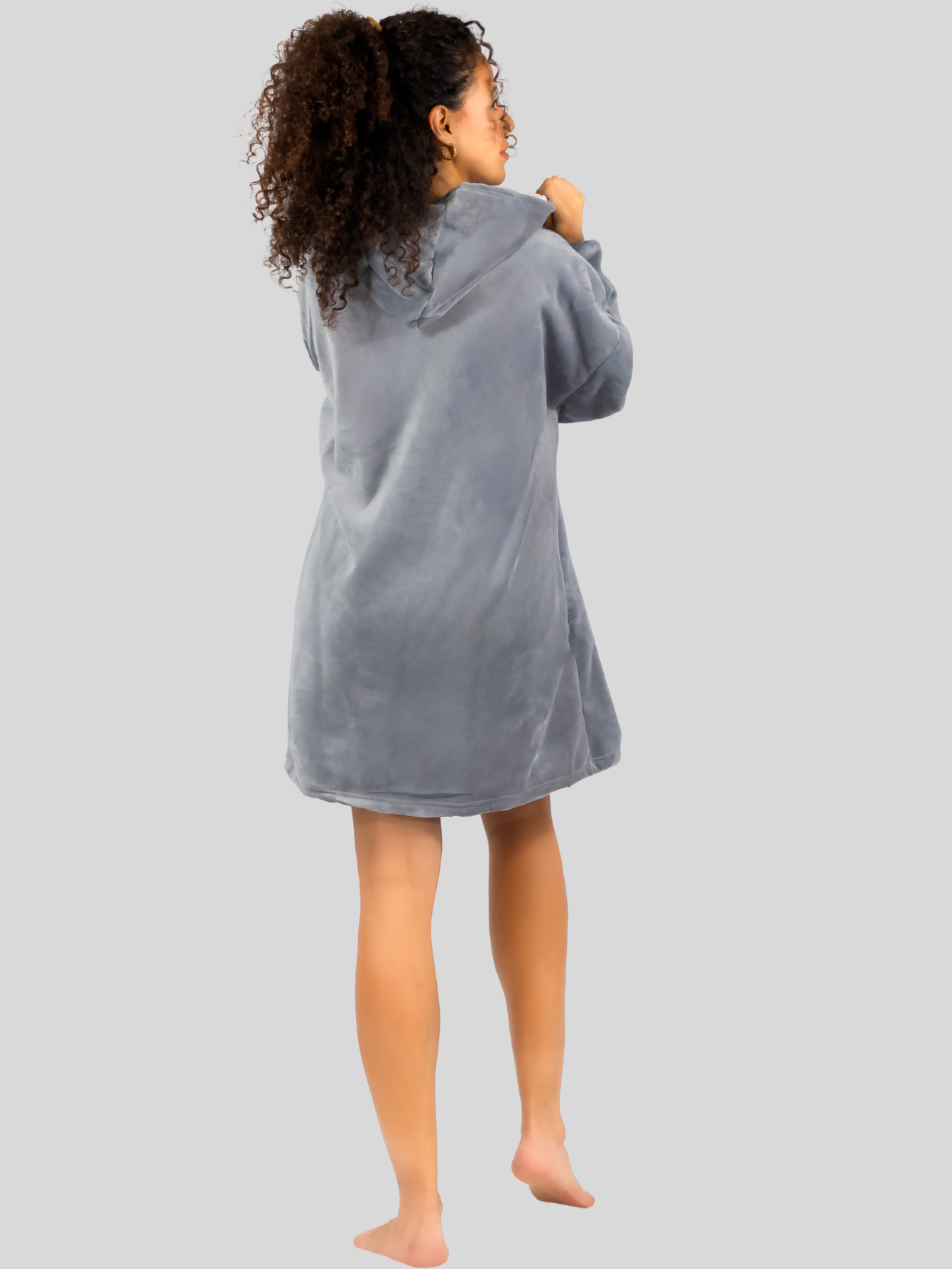 Foto 7 pulgar | Set De 2 Camisones Para Dormir Mujer Pijama Aborregada Batas Dama Pij-087-px2 Variedad De Colores Blusón Maxi Sudadera