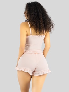 Foto 6 | Ropa Para Dormir Mujer Verano Short + Blusa Fresca Pij-092 Coral Pijama Fresca
