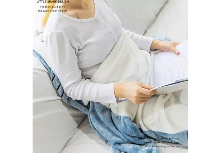 Foto 2 | Xtellar Manta-pijama Con Capucha De Tiburón, Ideal Para Adultos Y Niños