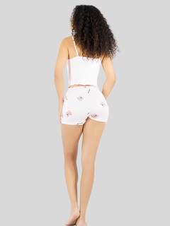 Foto 7 | Pijama 3 Piezas Mujer Short Blusa Playera Pij-094 Diseño 1 Suave Cómoda Relax
