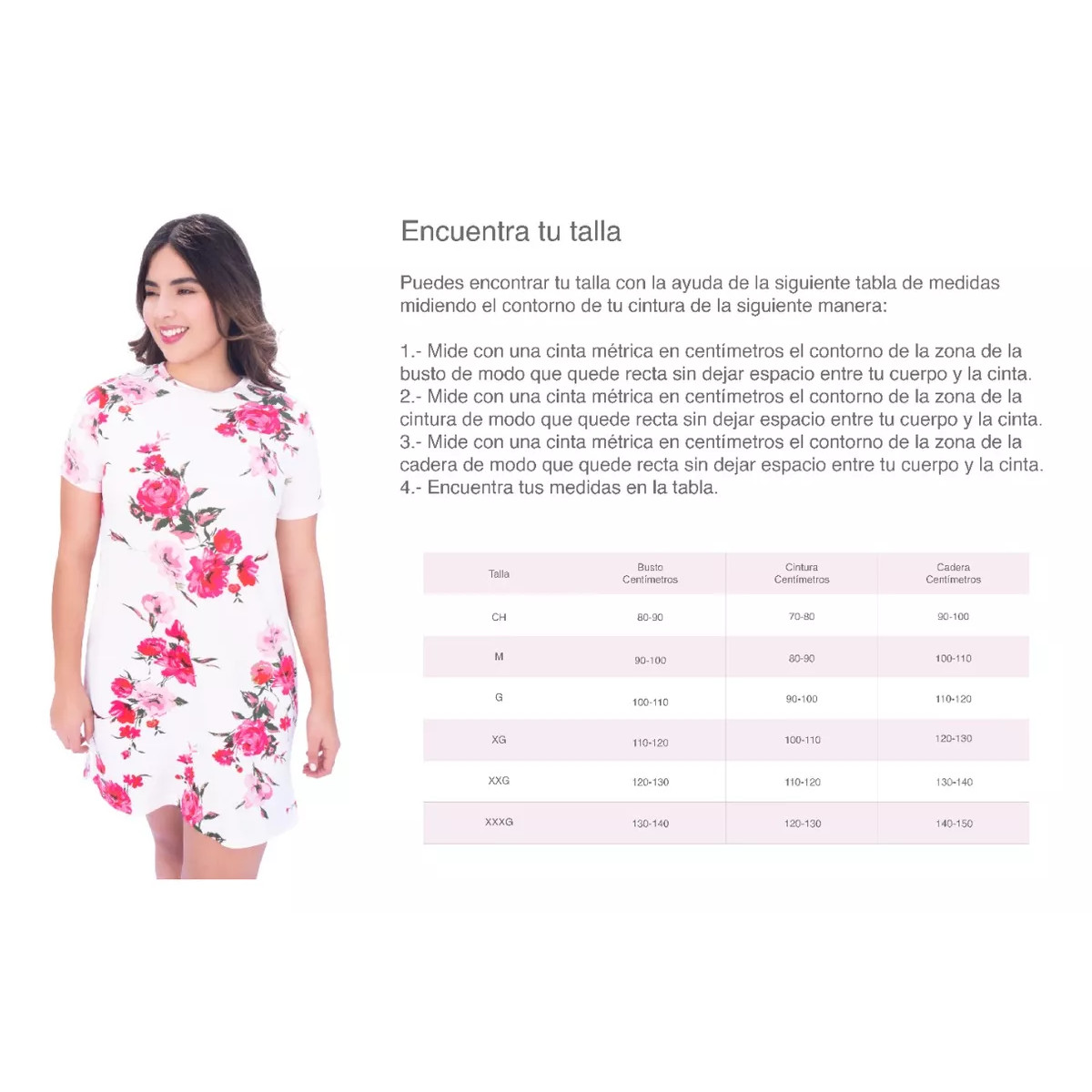 Foto 4 | Camisón I Love Shape M9023 para Mujer