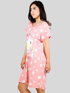 Foto 4 | Camisón Aesthetic Rosa de Dormir para Mujer