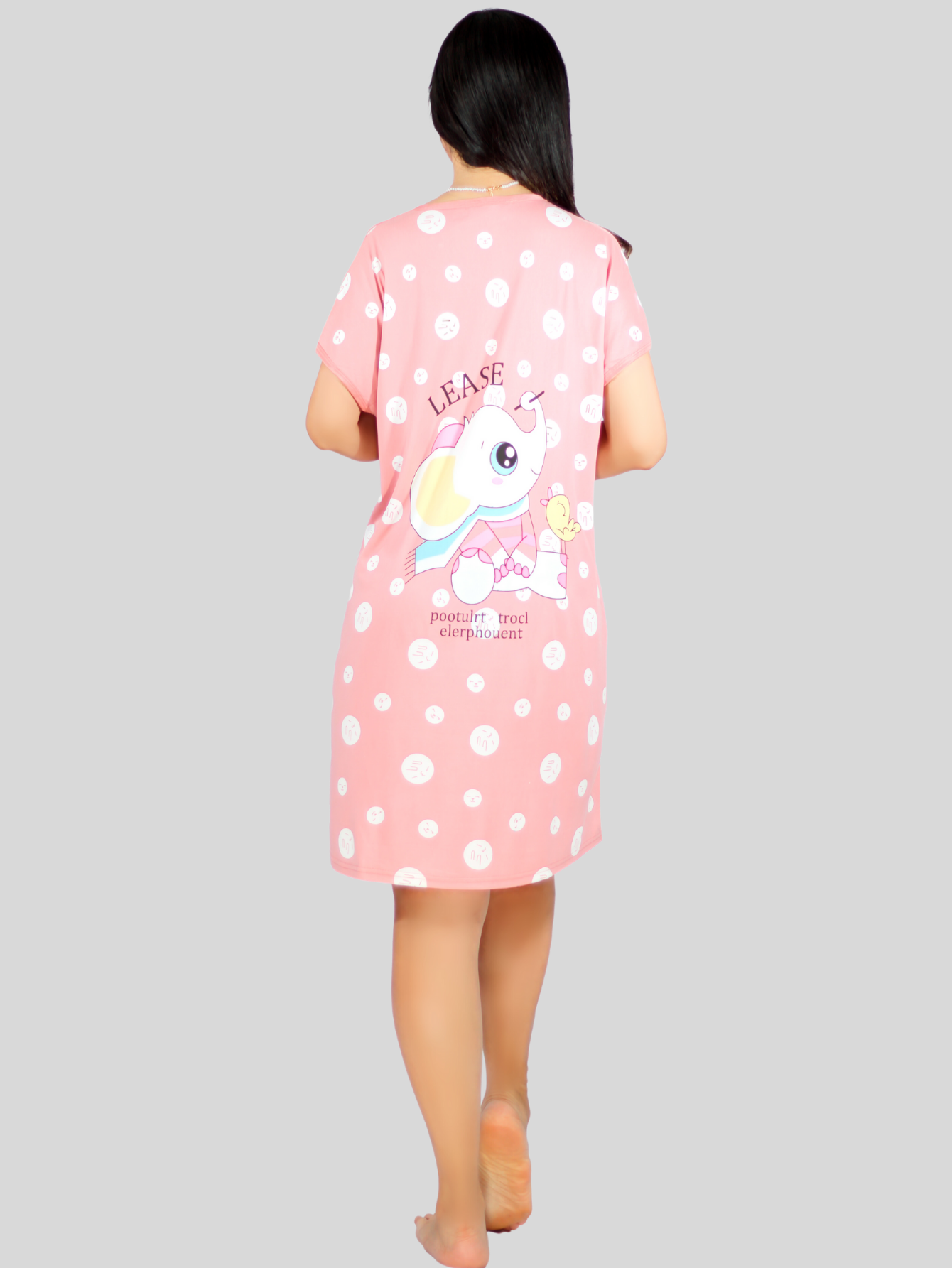 Foto 6 pulgar | Camisón Aesthetic Rosa de Dormir para Mujer