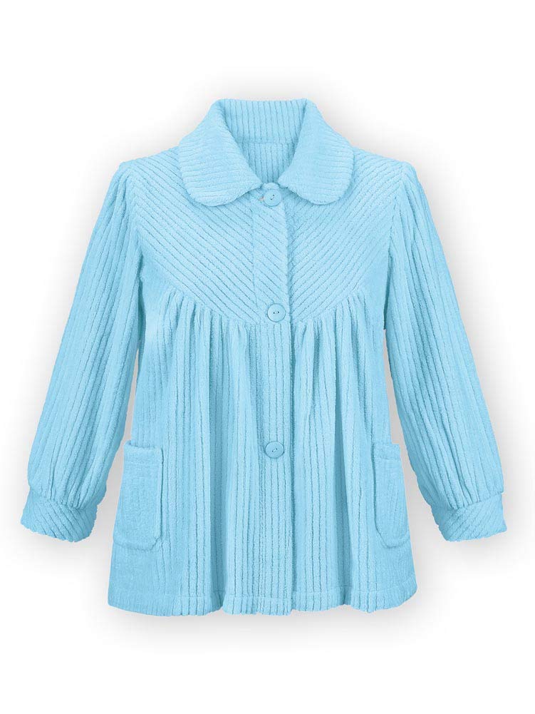 Foto 4 pulgar | Camisa de Noche Collections Etc Forro Polar Suave Con Botones Para Mujer - Venta Internacional
