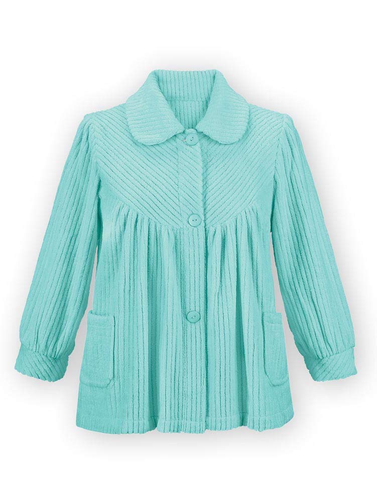 Foto 4 pulgar | Camisa de Noche Collections Etc Forro Polar Suave con Botones para Mujer - Venta Internacional