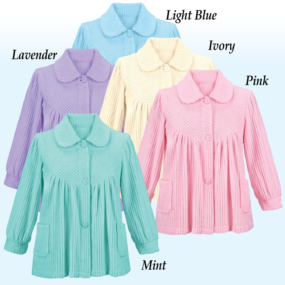 Foto 5 pulgar | Camisa de Noche Collections Etc Forro Polar Suave con Botones para Mujer - Venta Internacional