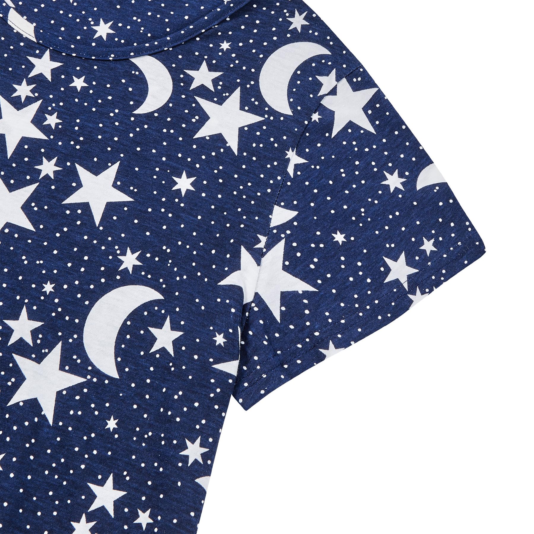 Foto 5 | Camisones Zando Para Mujer, Algodón Suave, Color Azul S - Venta Internacional.