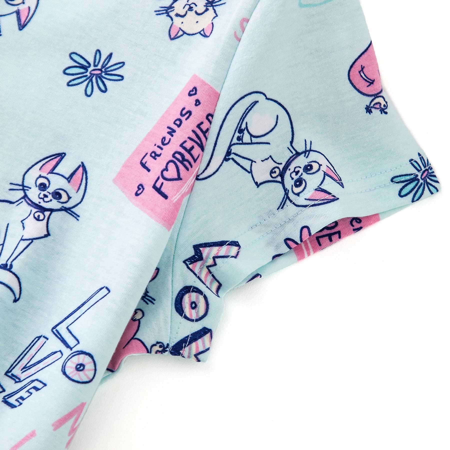 Foto 5 | Camisa de Dormir de Manga Corta de Algodón Zando Gightgown para Mujer - Venta Internacional