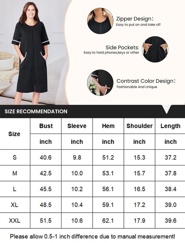 Foto 7 pulgar | Camisón Ekouaer para Mujer Manga Corta Gris - Venta Internacional