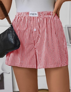 Foto 2 | Pantalones Cortos Tipo Bóxer Lomon Para Mujer, Estilo Pijama Casual De Verano - Venta Internacional.
