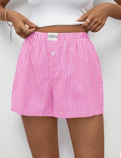 Foto 2 | Pantalones Cortos Tipo Bóxer Lomon Para Mujer, Casual, De Algodón, De Verano, Xxl - Venta Internacional.