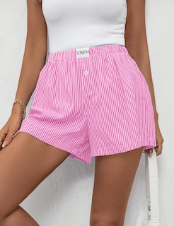 Foto 3 | Pantalones Cortos Tipo Bóxer Lomon Para Mujer, Casual, De Algodón, De Verano, Xxl - Venta Internacional.