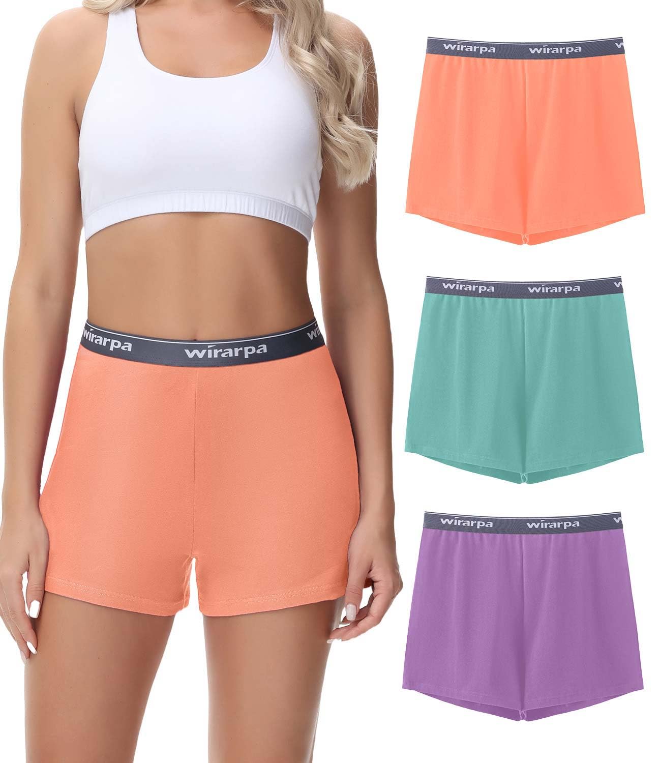 Paquete De 3 Pijamas Cortos Para Dormir Wirarpa Comfywear Lounge Lounge De Algodón - Venta Internacional.