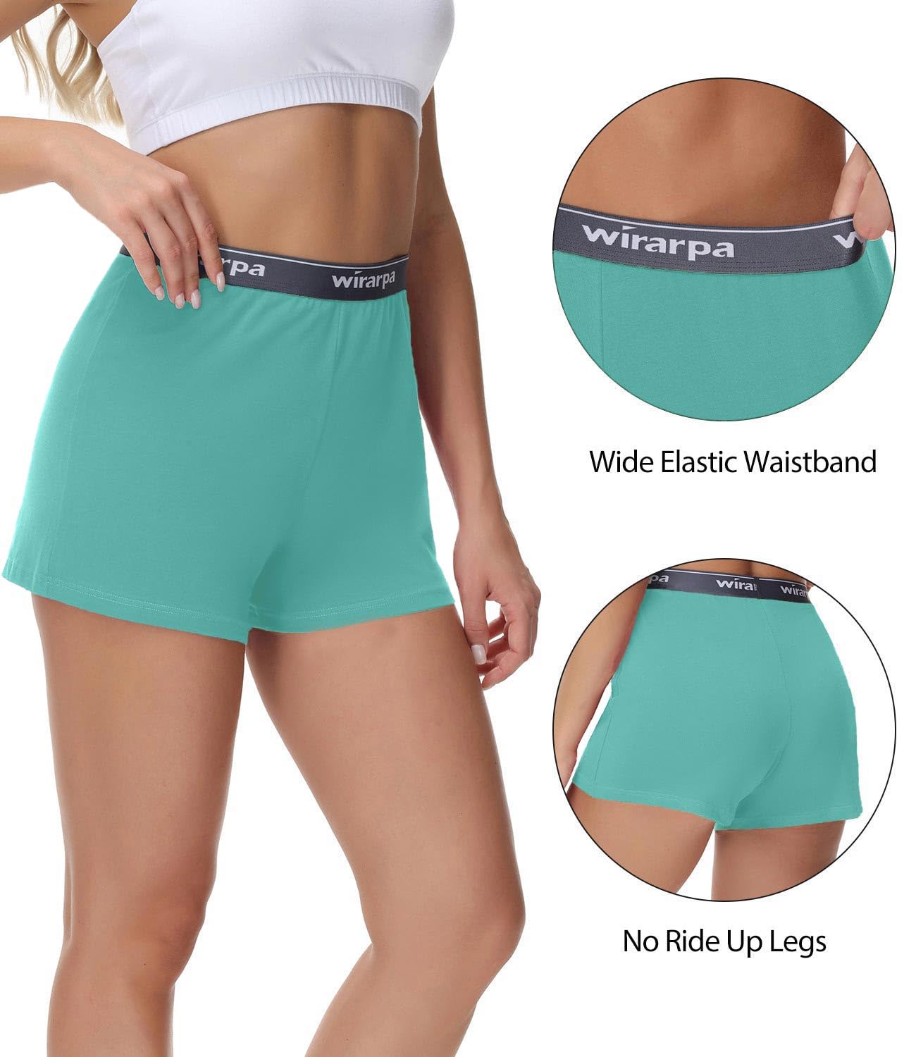Foto 2 | Paquete De 3 Pijamas Cortos Para Dormir Wirarpa Comfywear Lounge Lounge De Algodón - Venta Internacional.