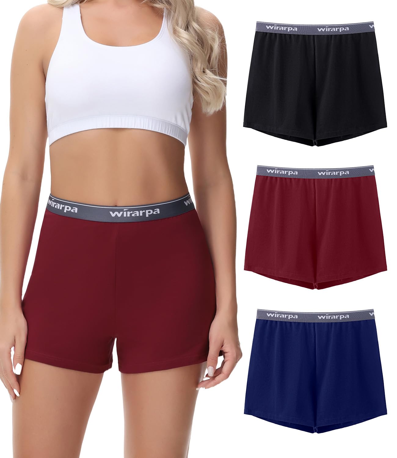 Foto 1 | Paquete De 3 Pijamas Cortos Para Dormir Wirarpa Comfywear Lounge Lounge De Algodón - Venta Internacional.