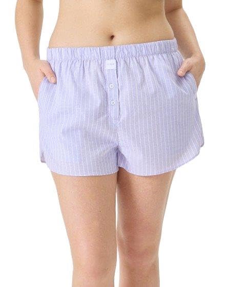 Foto 2 pulgar | Pantalones Cortos Sleep Boxer Florence By Mills Para Mujer, Color Lavanda, Talla Xs - Venta Internacional.