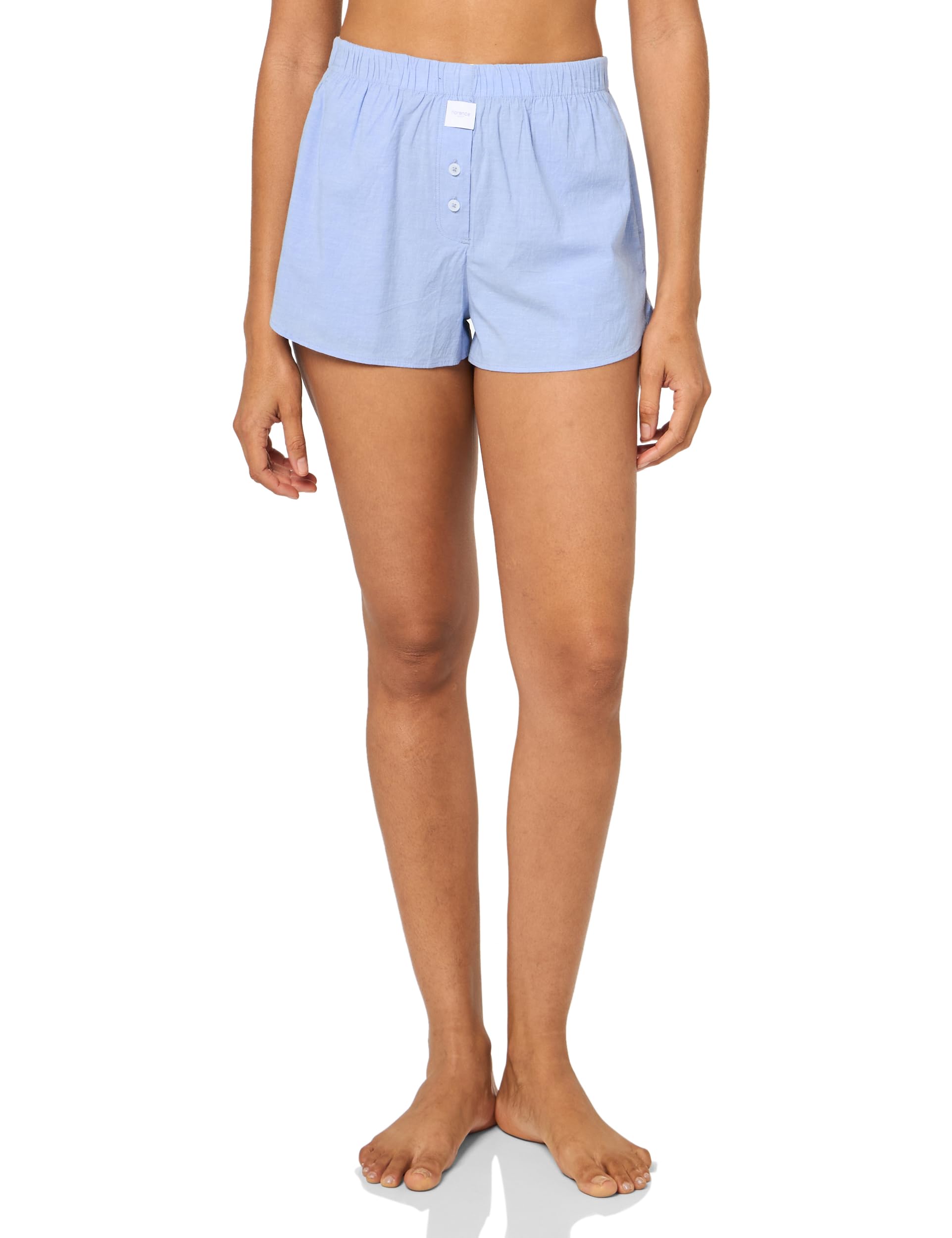 Pantalones Cortos Sleep Boxer Florence By Mills Chambray Para Mujer, Talla Xs - Venta Internacional.