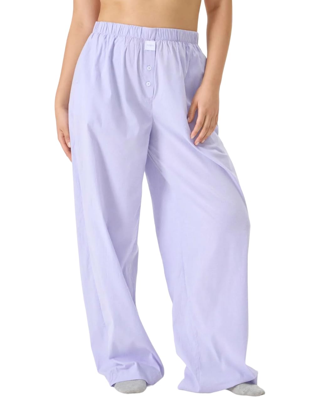 Foto 2 pulgar | Pantalones Para Dormir Florence By Mills Lavender Chambray Xs Para Mujer - Venta Internacional.