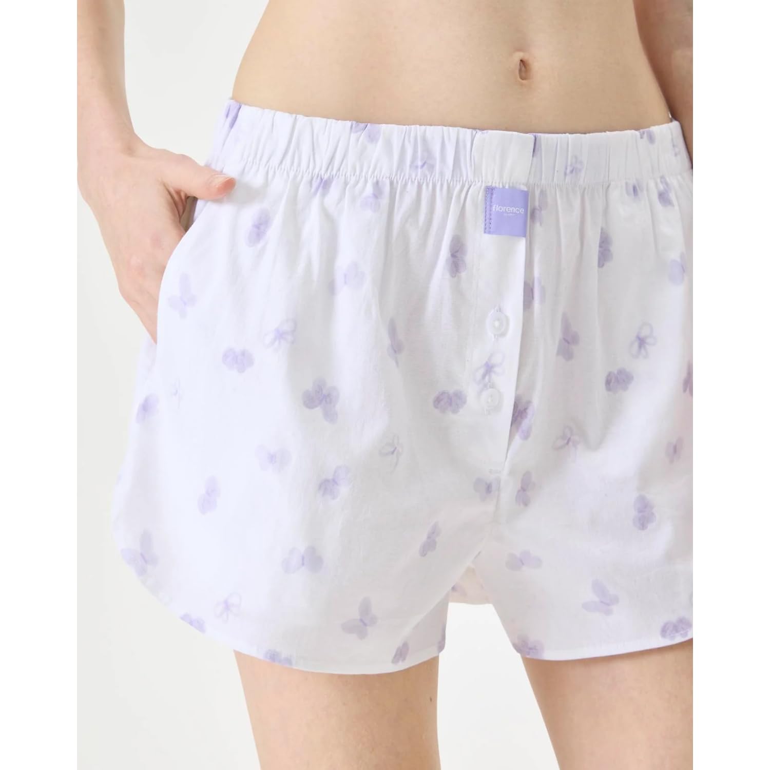 Foto 5 pulgar | Pantalones Cortos Sleep Boxer Florence By Mills Lavender Xs Para Mujer - Venta Internacional.