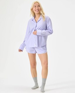 Foto 5 | Pantalones Cortos Sleep Boxer Florence By Mills Lavender S Para Mujer - Venta Internacional.