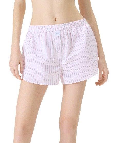 Foto 2 pulgar | Pantalones Cortos Sleep Boxer Florence By Mills Para Mujer, Color Blanco Y Rosa Xxs - Venta Internacional.