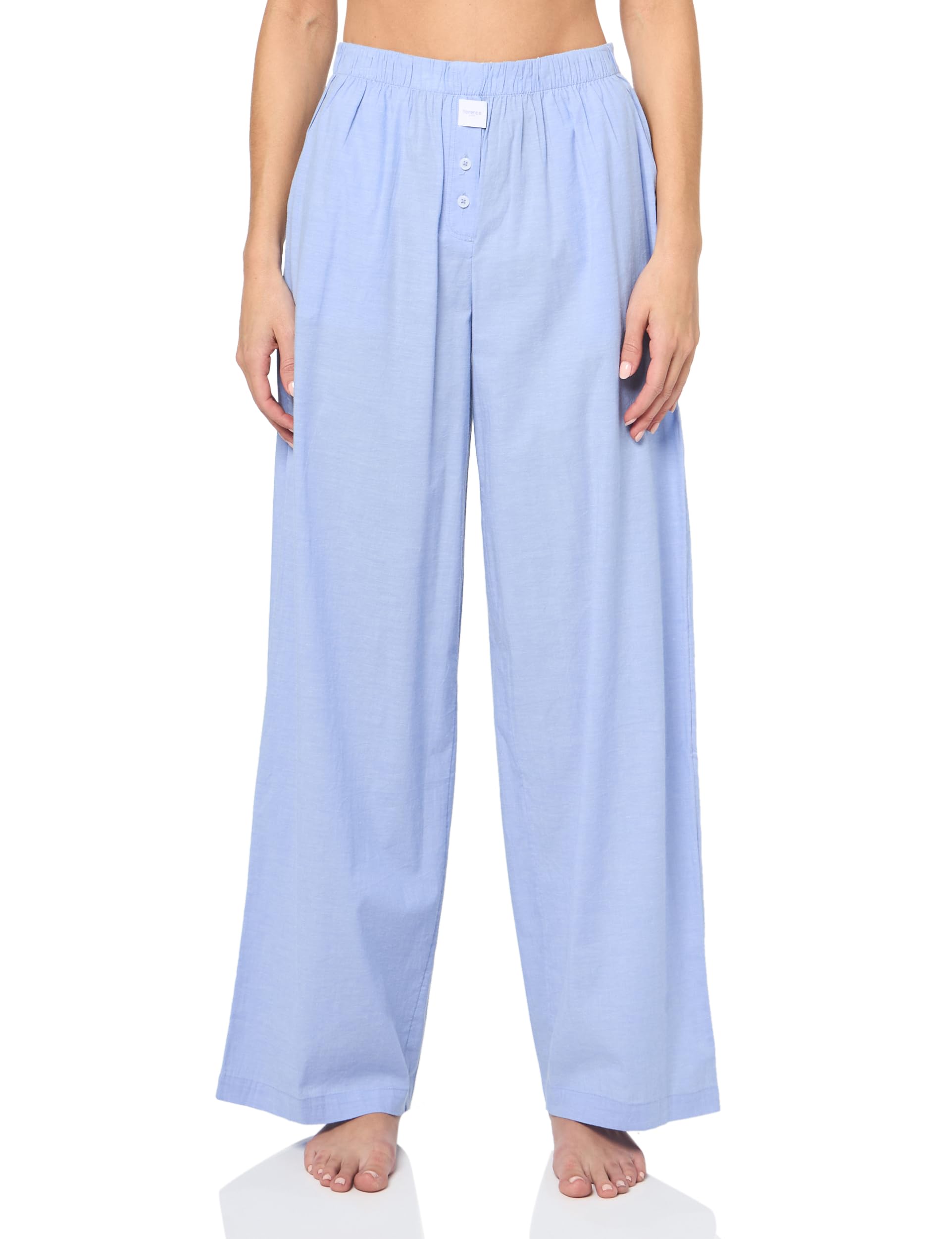 Foto 2 pulgar | Pantalones Para Dormir Florence By Mills Para Mujer, Color Cambray/blanco, Talla Xs - Venta Internacional.