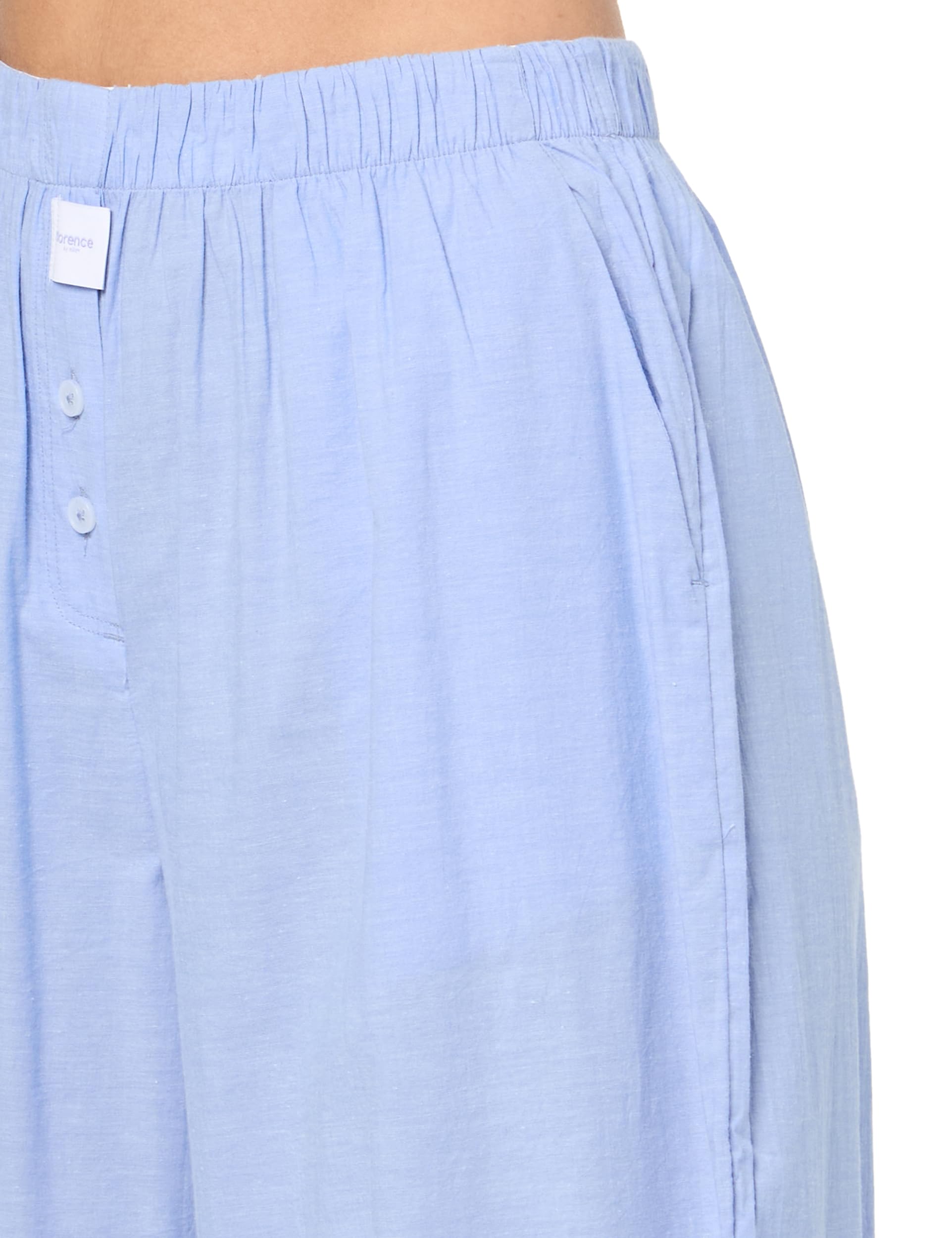 Foto 4 pulgar | Pantalones Para Dormir Florence By Mills Para Mujer, Color Cambray/blanco, Talla Xs - Venta Internacional.